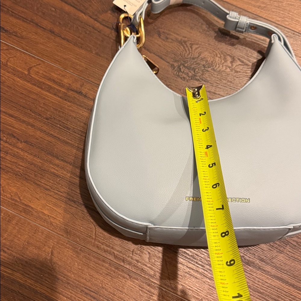French Connection Moritz NWT Powder Blue Hobo Bag with gold hardware. - Picture 7 of 8